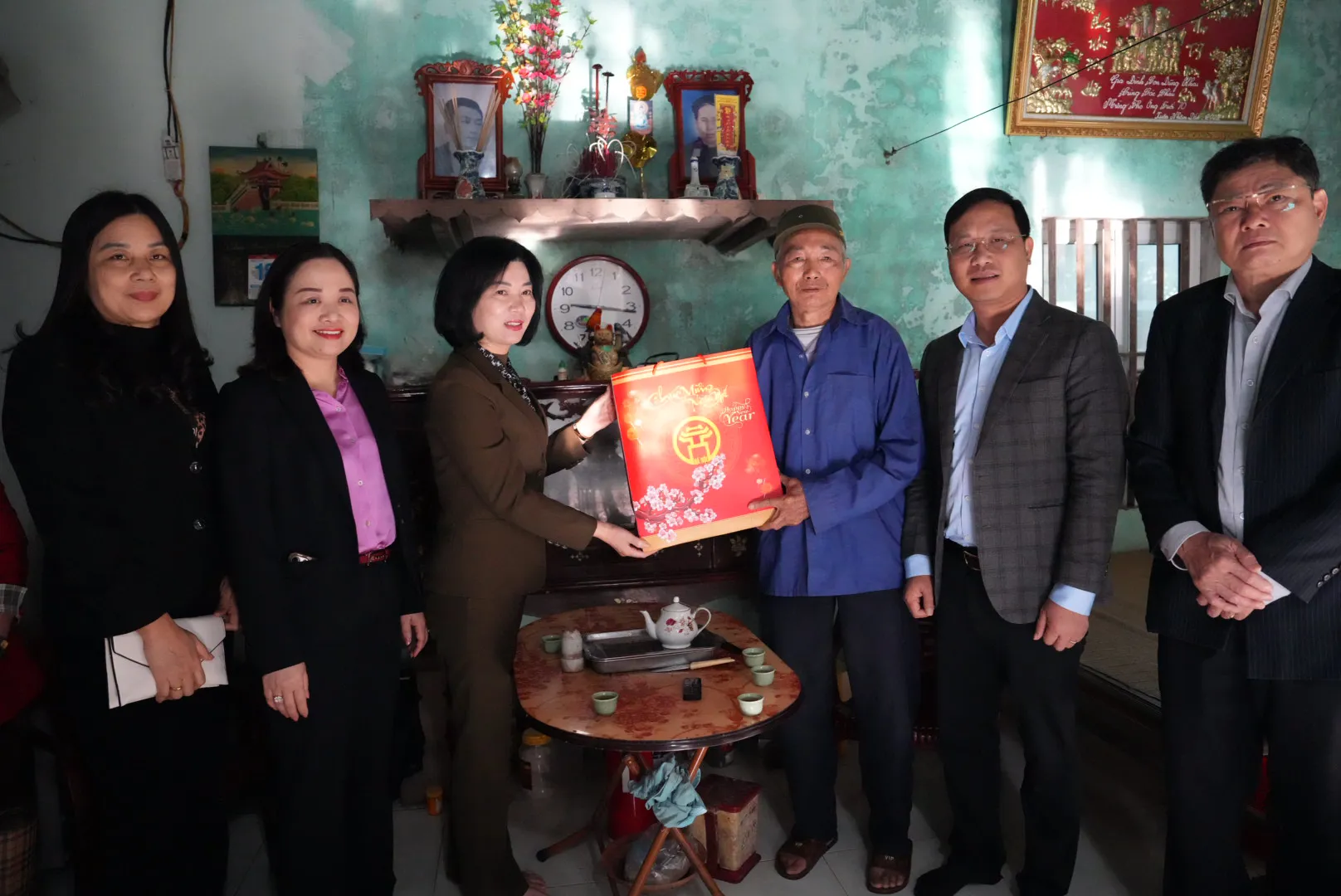 Lãnh đạo Thành phố thăm, chúc Tết tại huyện Ứng Hoà