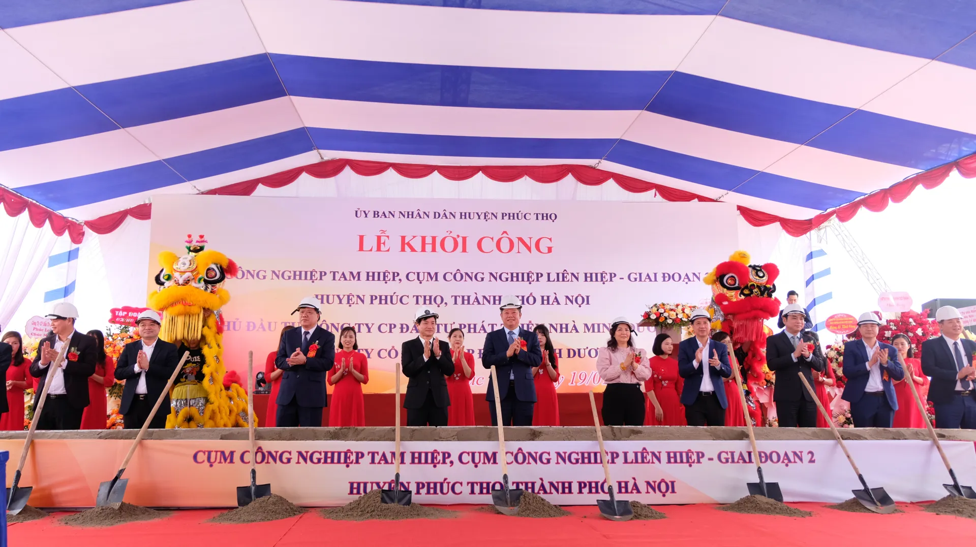 Hà Nội: Khởi công xây dựng 2 cụm công nghiệp tại huyện Phúc Thọ