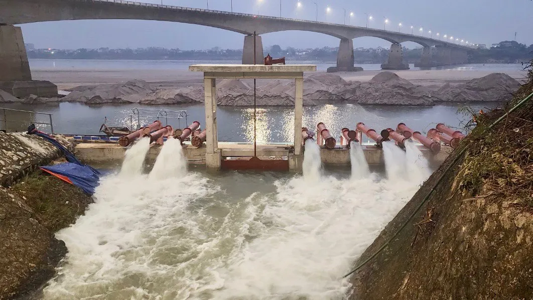 Chống hạn vụ Xuân 2024: Từ 0 giờ ngày 18/2, bắt đầu lấy nước đợt 2