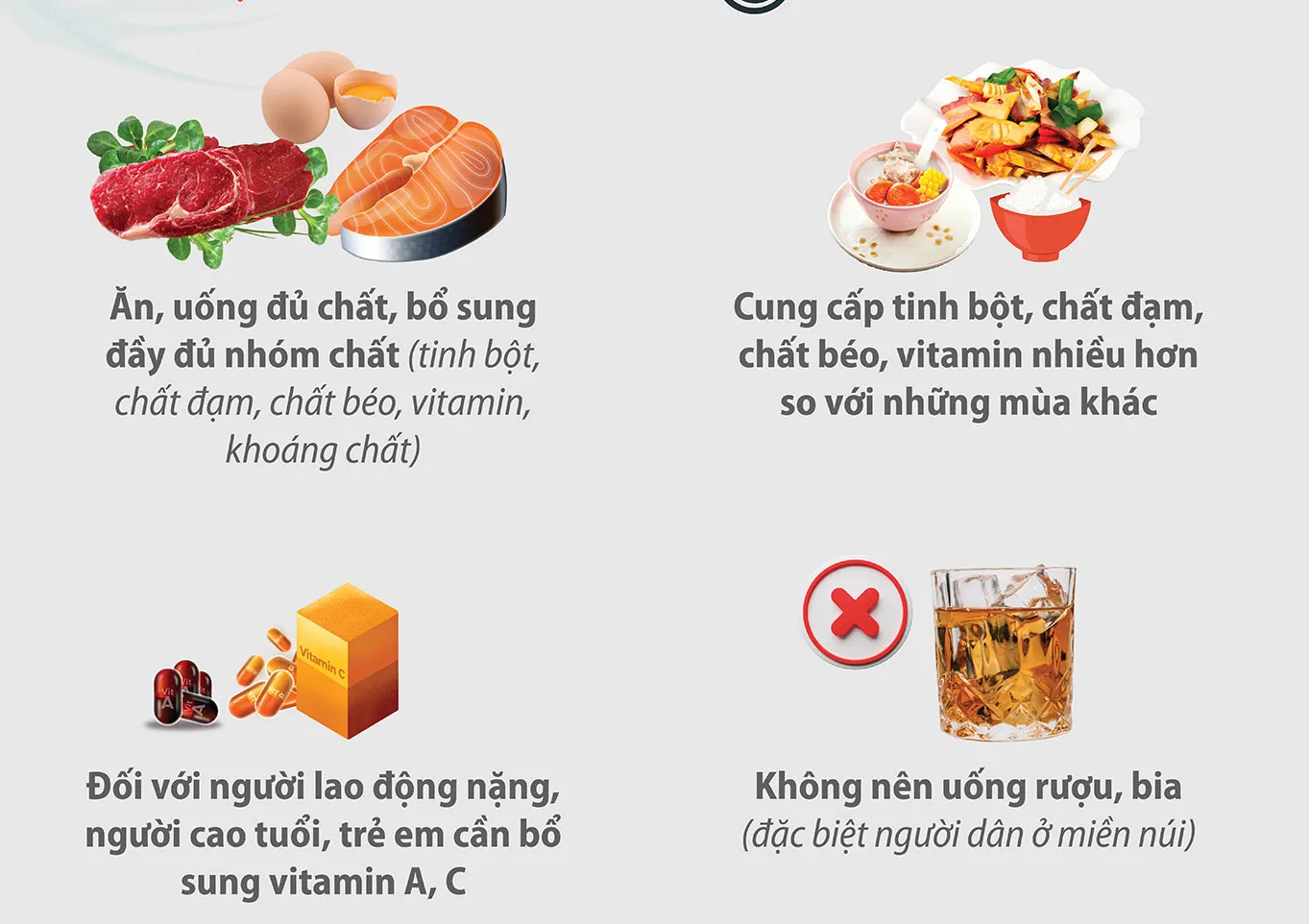 Cách bảo vệ và chăm sóc sức khoẻ mùa lạnh