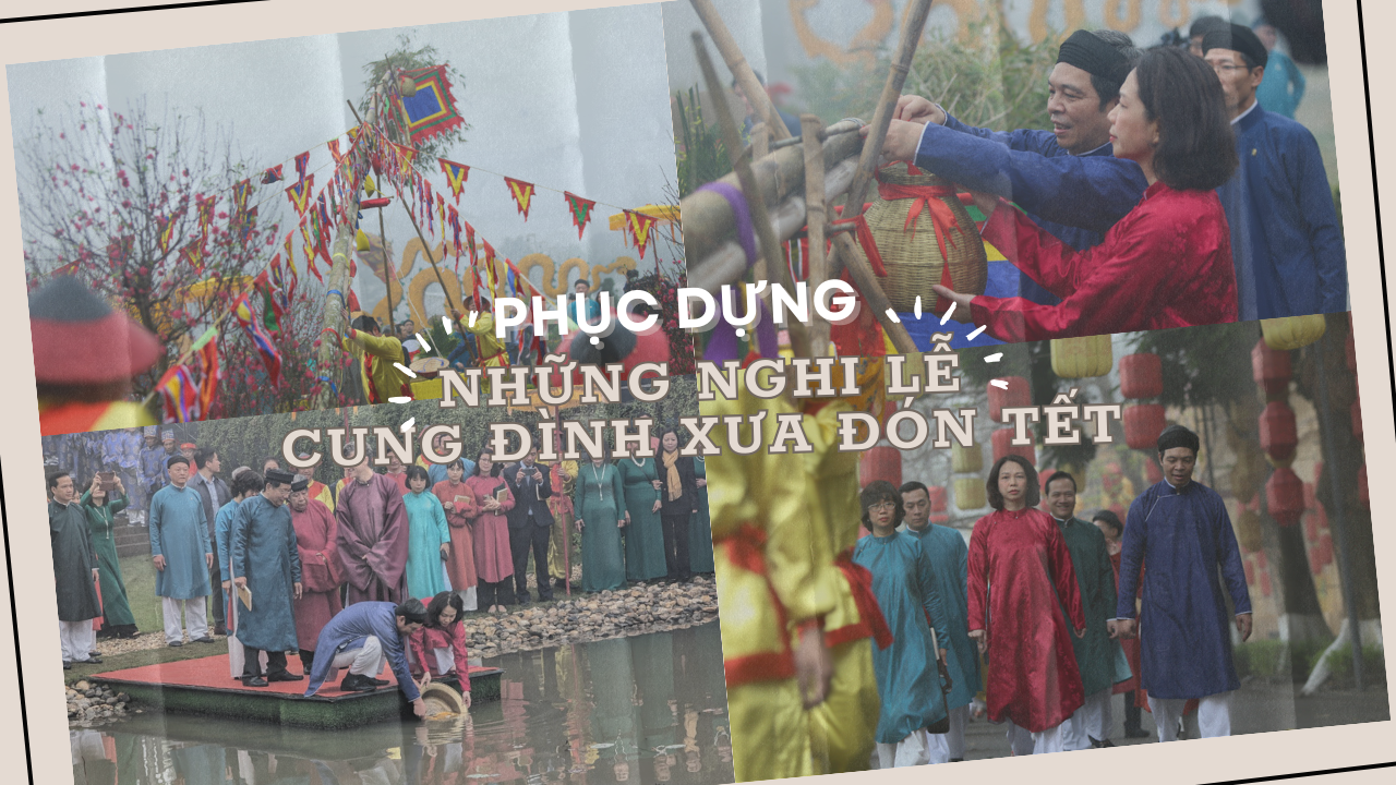  Phục dựng nghi lễ thả cá chép, dựng cây nêu đón Tết