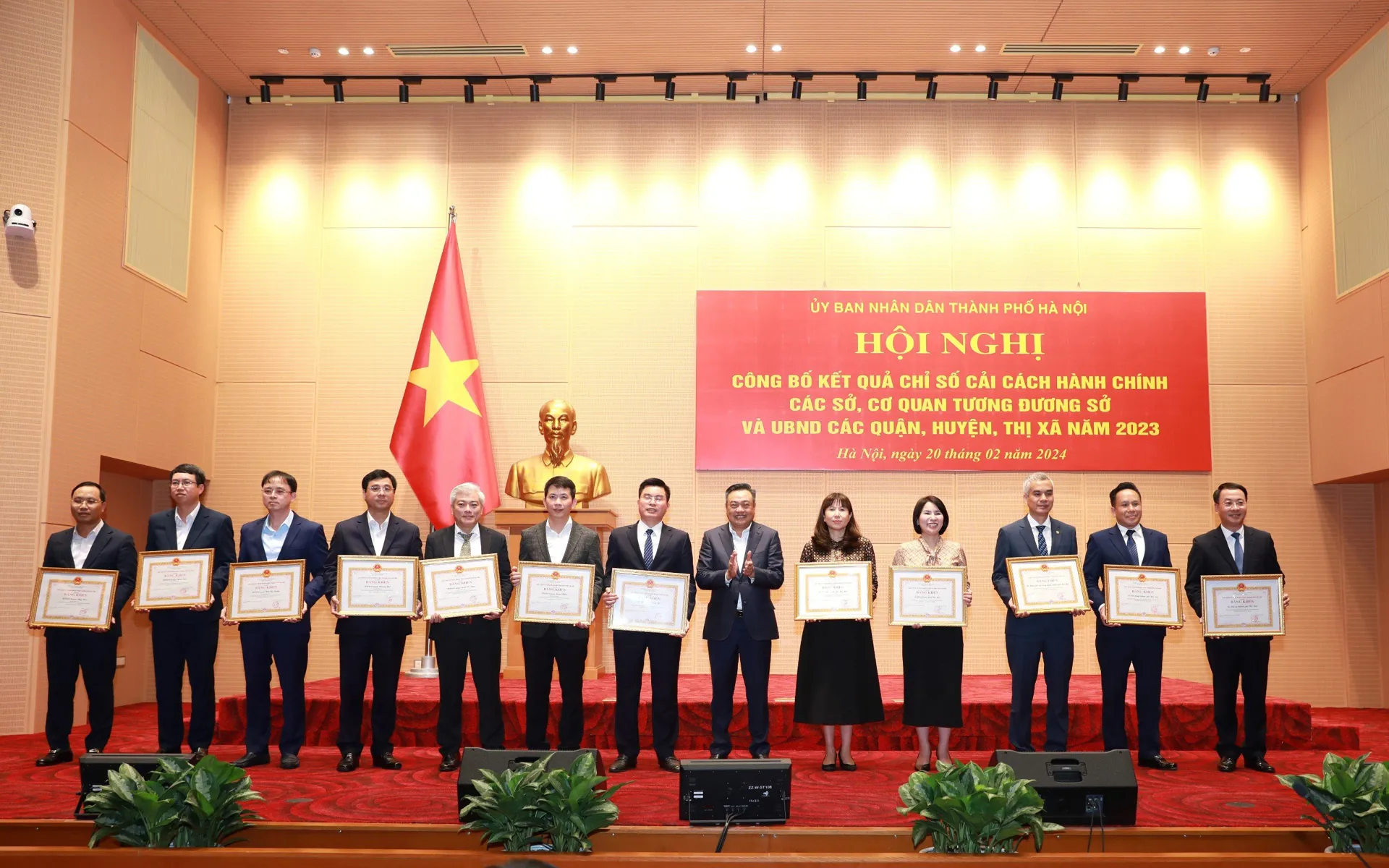 Sở Nội vụ,quận Đống Đa đạt chỉ số Cải cách hành chính năm 2023 cao nhất