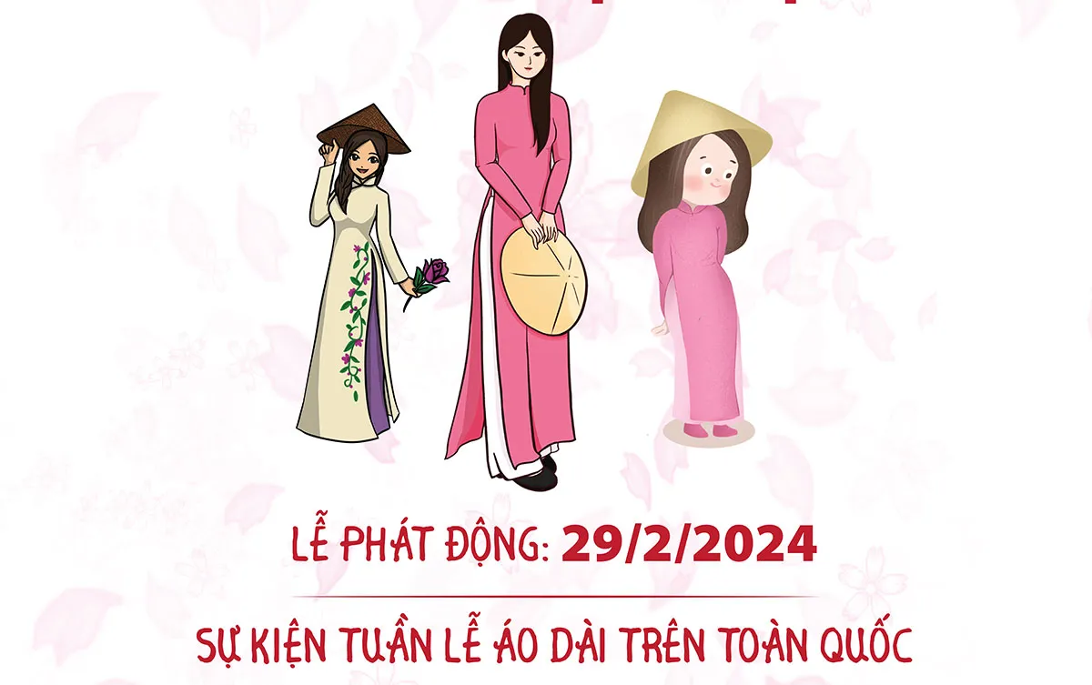 Lễ phát động "Tuần lễ áo dài" năm 2024 tại Hà Nội