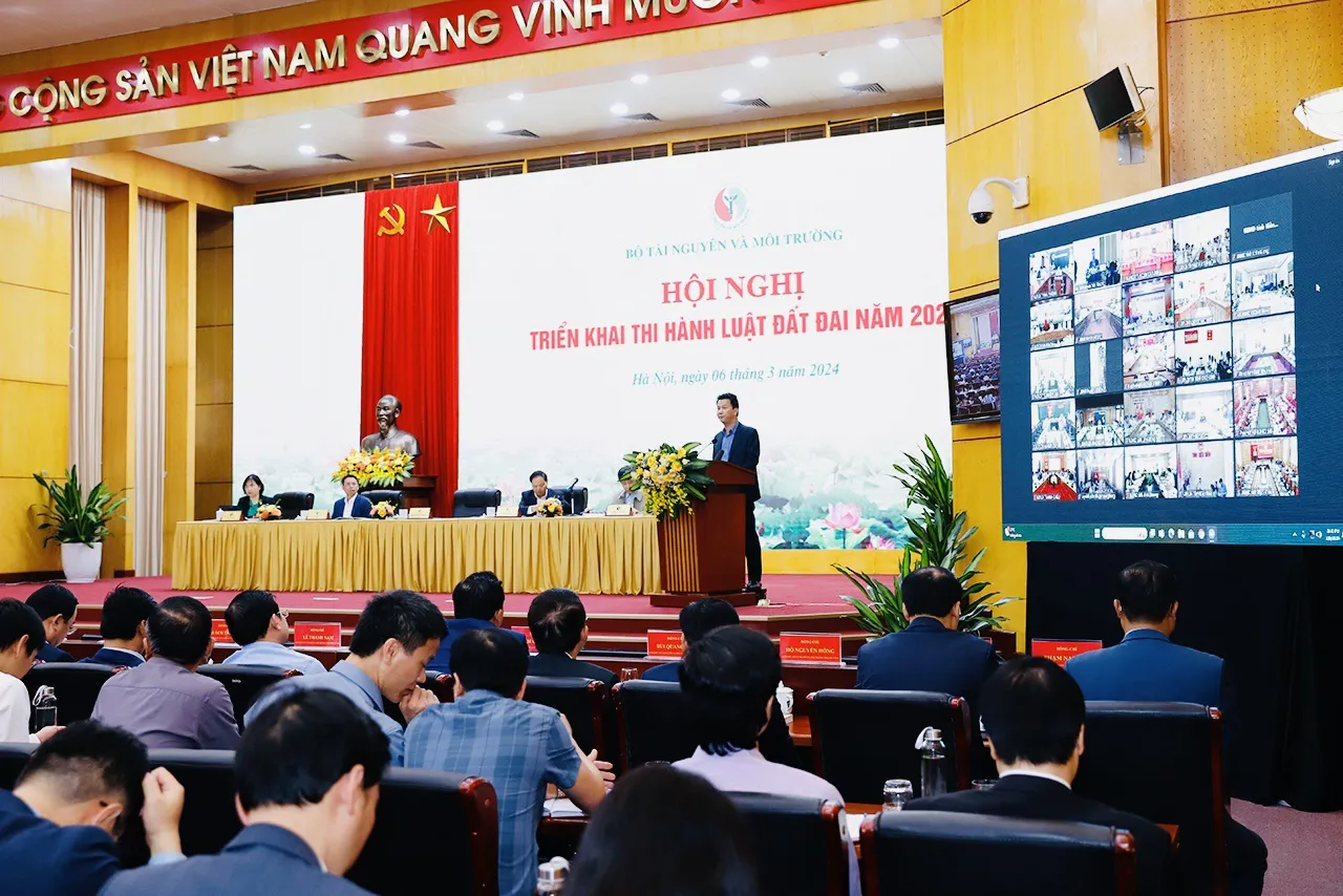 Bộ Tài nguyên và Môi trường triển khai thi hành Luật Đất đai 2024