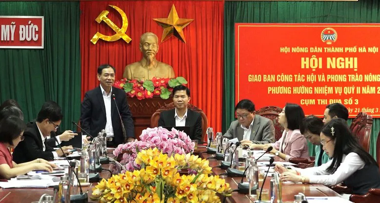 Cụm thi đua số 3 - Hội Nông dân giao ban công tác Quý I/2024