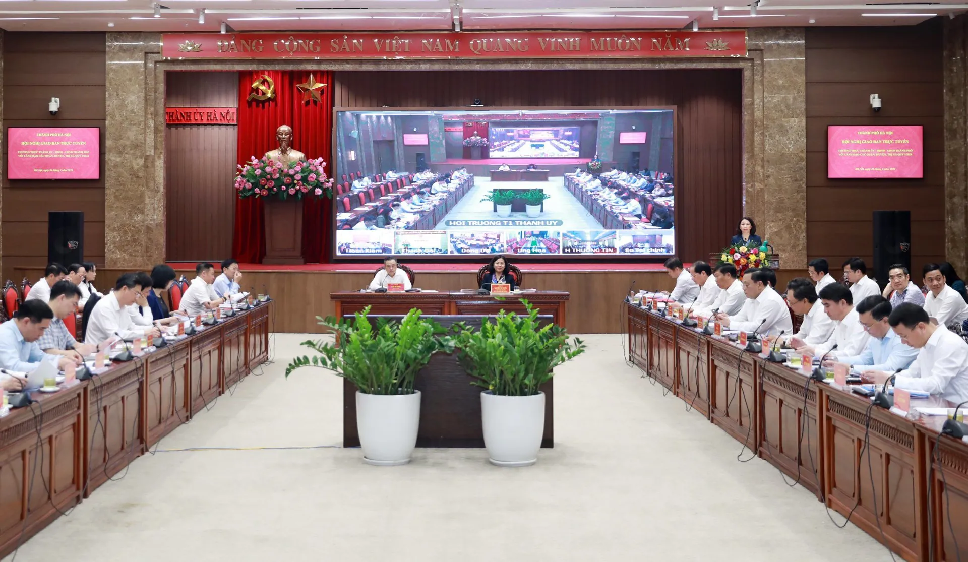 Hà Nội giao ban về triển khai cải tạo công viên, đầu tư công trung hạn