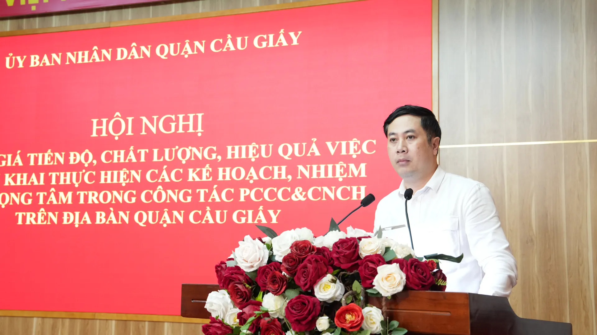 Cầu Giấy: đẩy nhanh tiến độ khắc phục các tồn tại về phòng cháy chữa cháy