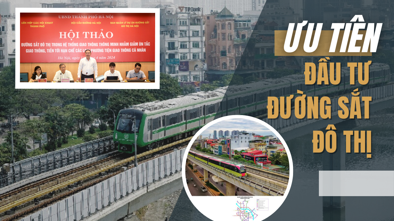 Cần ưu tiên đầu tư phát triển đường sắt đô thị