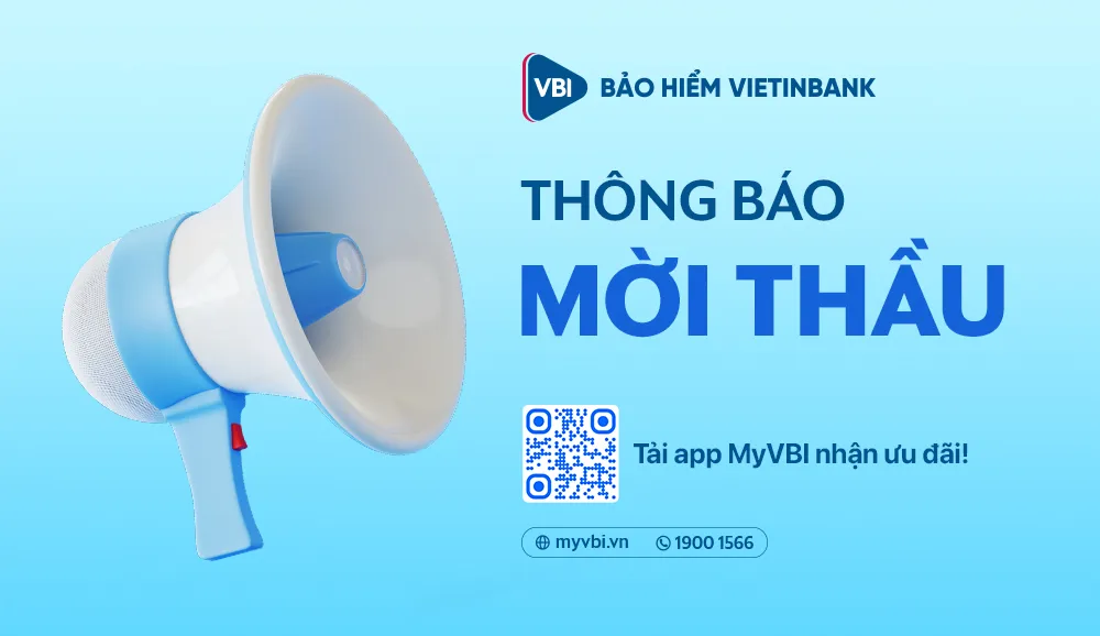 VBI thông báo mời thầu
