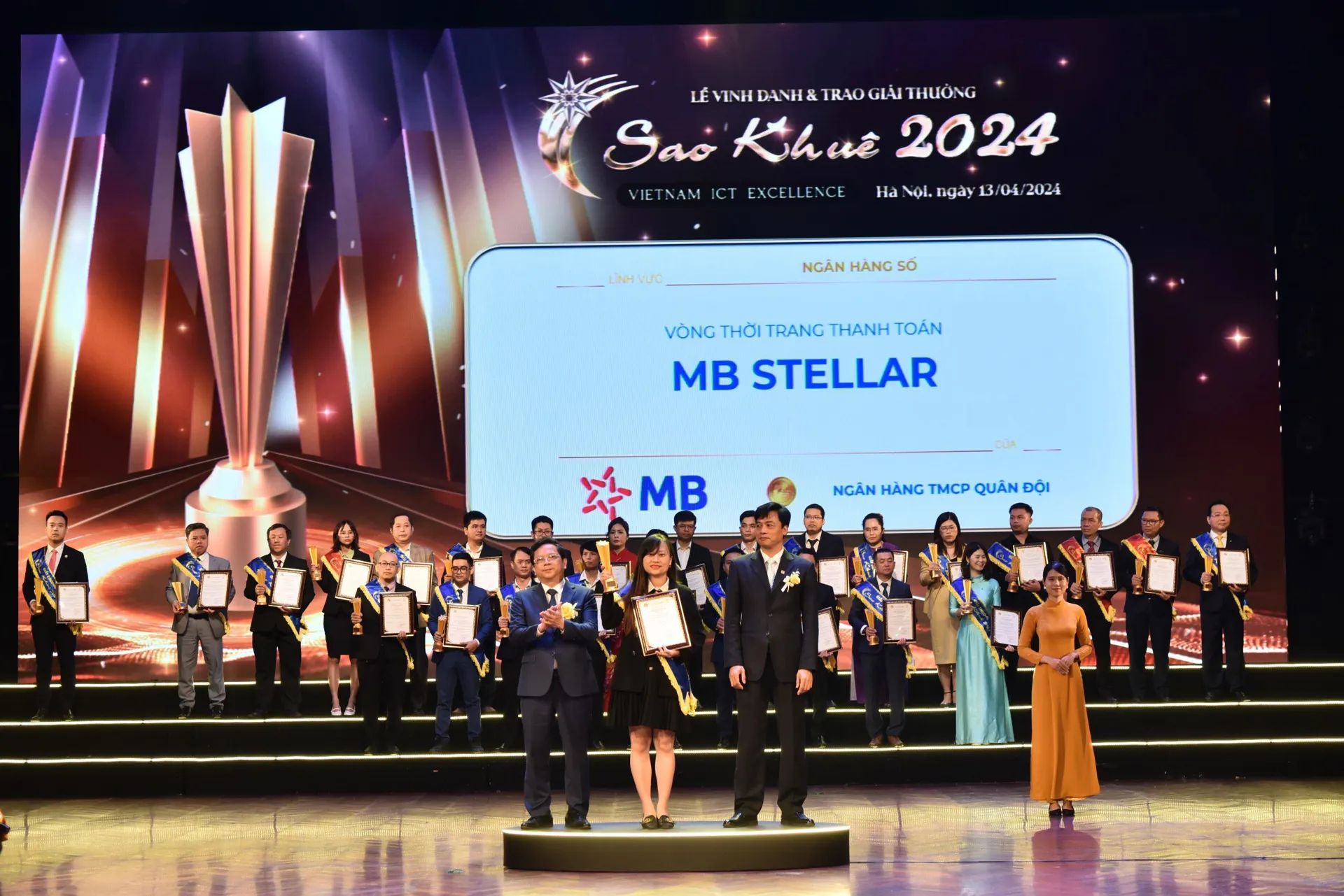 MB được vinh danh tại giải thưởng Sao Khuê 2024