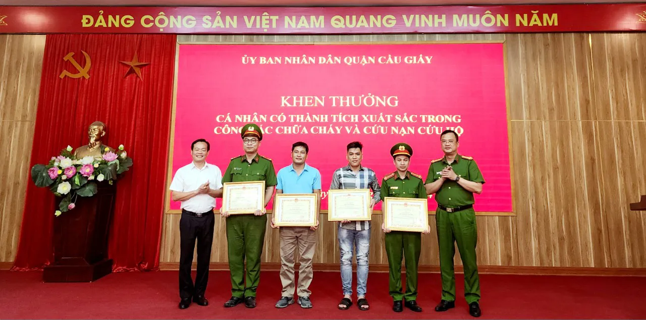 Cầu Giấy đẩy mạnh tuyên truyền tập huấn nghiệp vụ phòng cháy chữa cháy