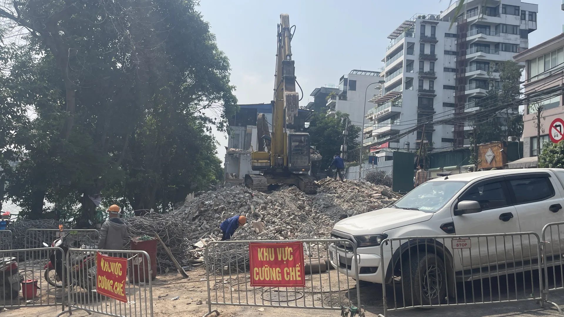 Cưỡng chế thu hồi đất thực hiện dự án cải tạo, nâng cấp đường Xuân Diệu