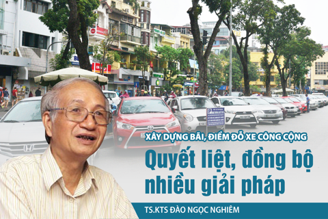 Xây dựng bãi, điểm đỗ xe công cộng: quyết liệt, đồng bộ nhiều giải pháp