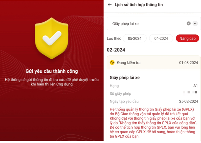Vì sao một số người dân chưa thể tích hợp giấy phép lái xe bản mềm?