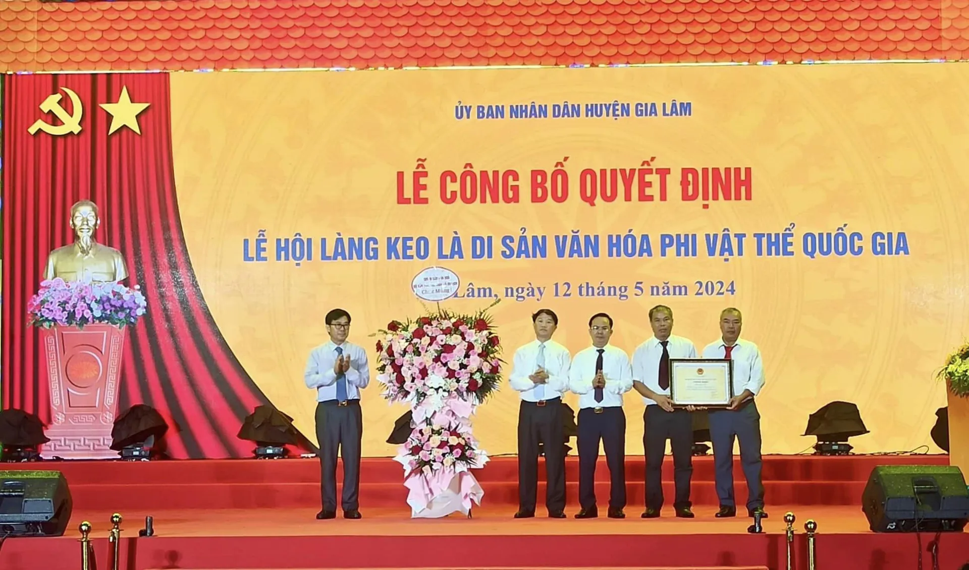 Công bố lễ hội Keo là Di sản văn hóa phi vật thể Quốc gia