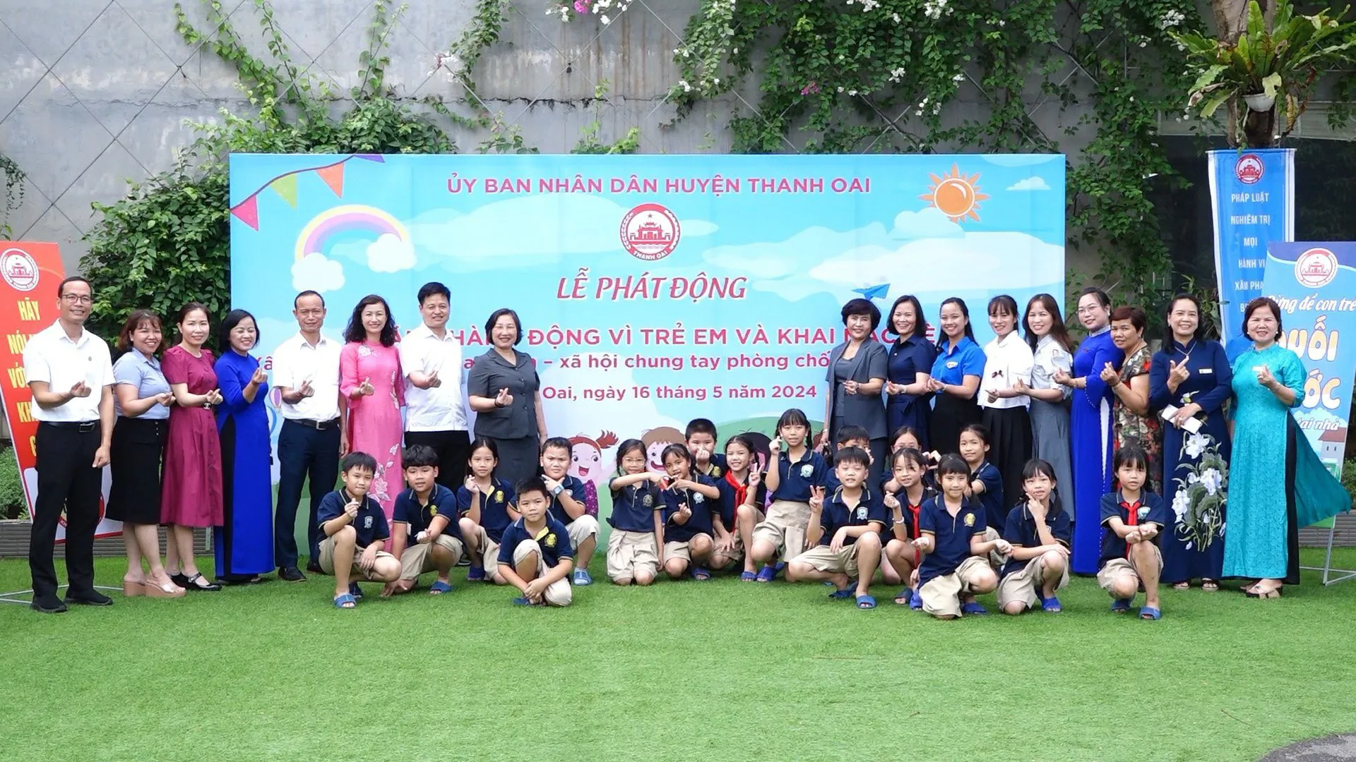 Huyện Thanh Oai xây dựng môi trường sống an toàn, lành mạnh cho trẻ em