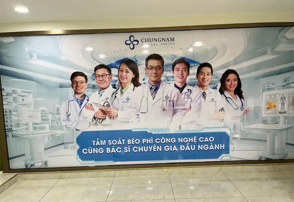 ChungNam Medical Center quảng cáo "giảm béo chuẩn y khoa" không phép
