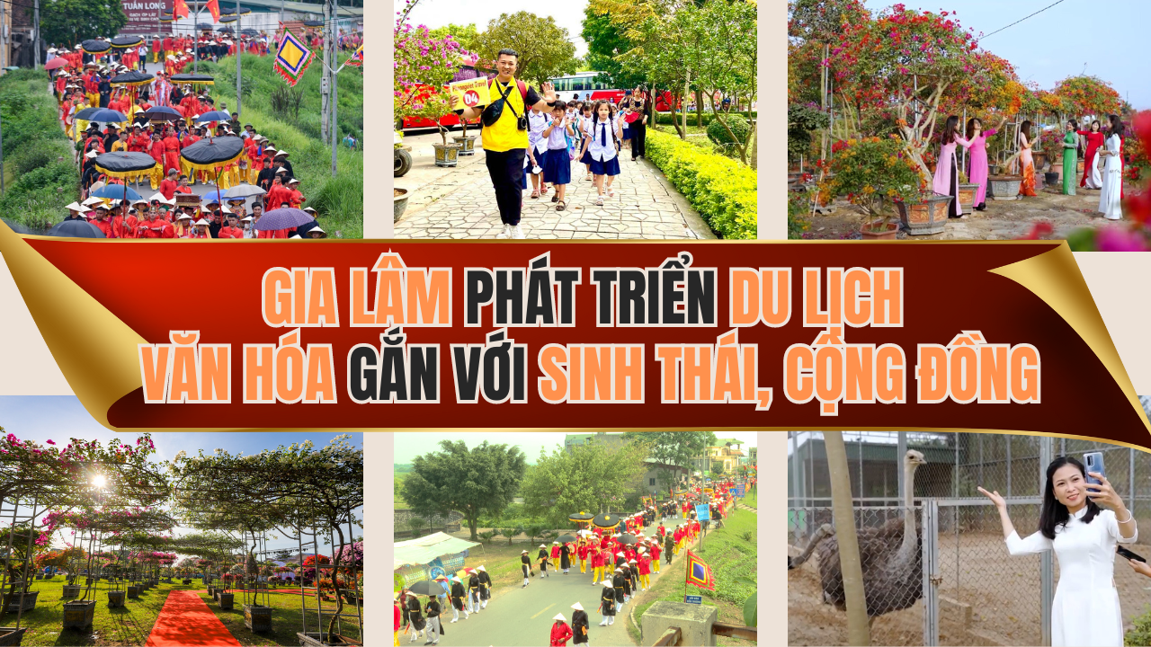 Gia Lâm phát triển du lịch văn hóa gắn với sinh thái và làng nghề