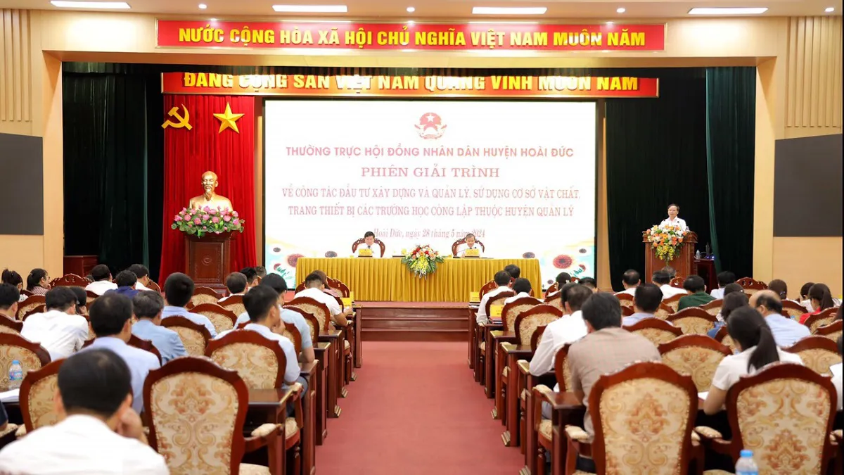 Huyện Hoài Đức: làm rõ thực trạng, giải pháp trước vấn đề thiếu trường công lập