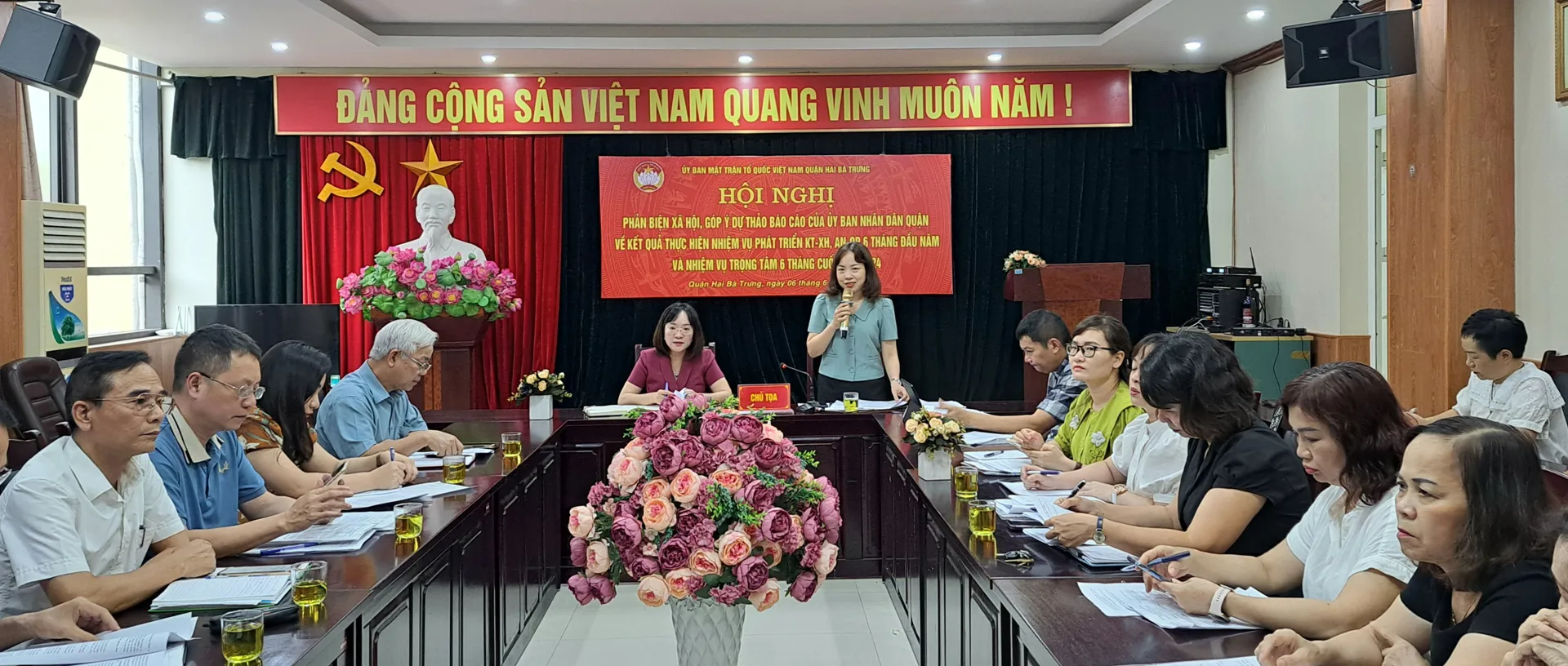 Quận Hai Bà Trưng: phản biện xã hội vào báo cáo kết quả phát triển KT-XH