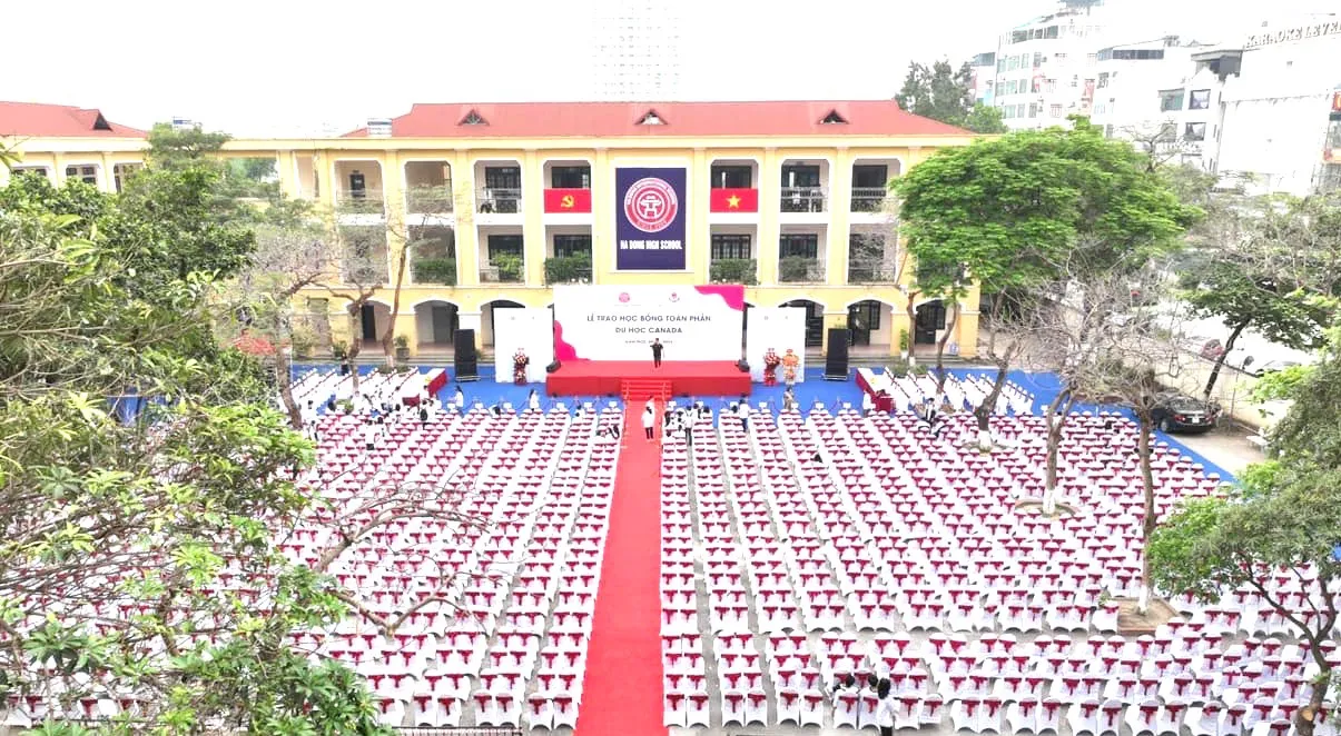Trường THPT Hà Đông: đào tạo chất lượng cao, mức thu học phí thấp