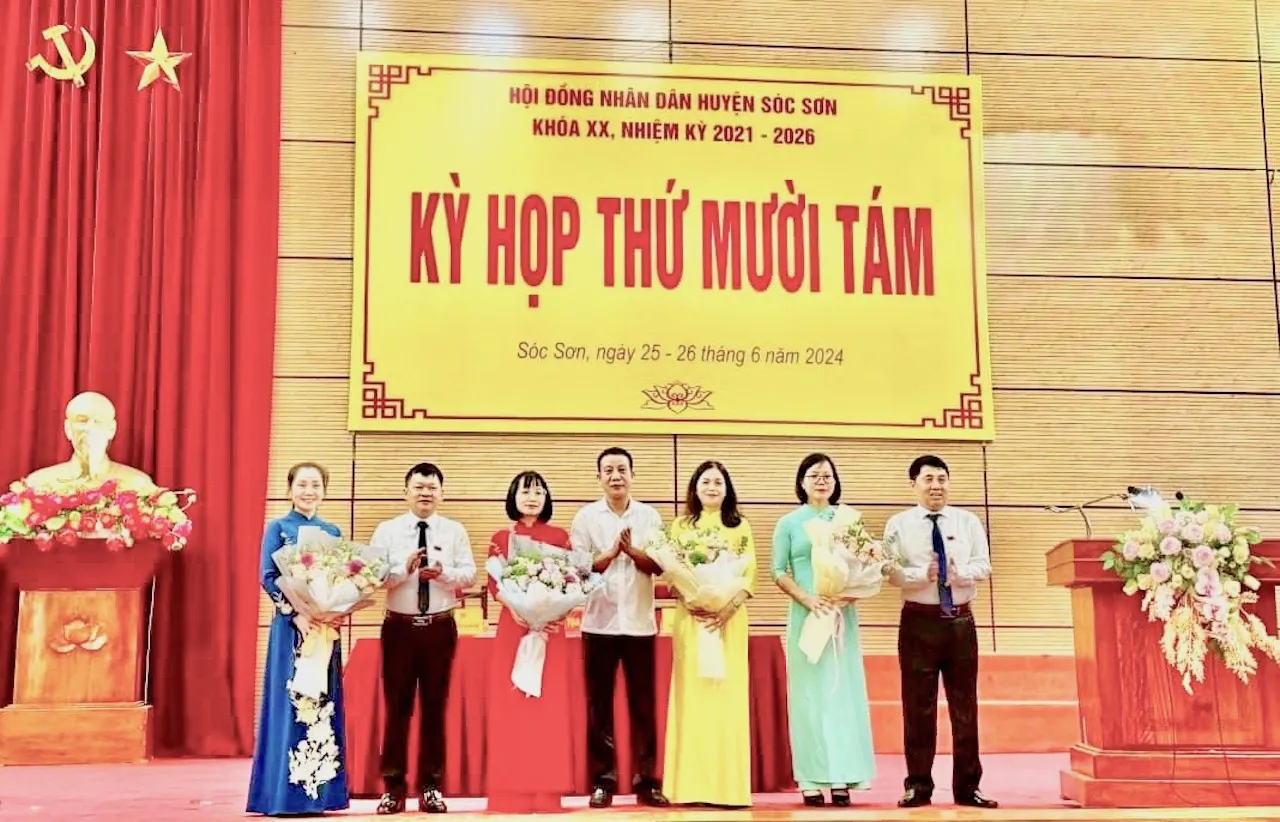 HĐND huyện Sóc Sơn kiện toàn nhân sự nhiệm kỳ 2021 - 2026