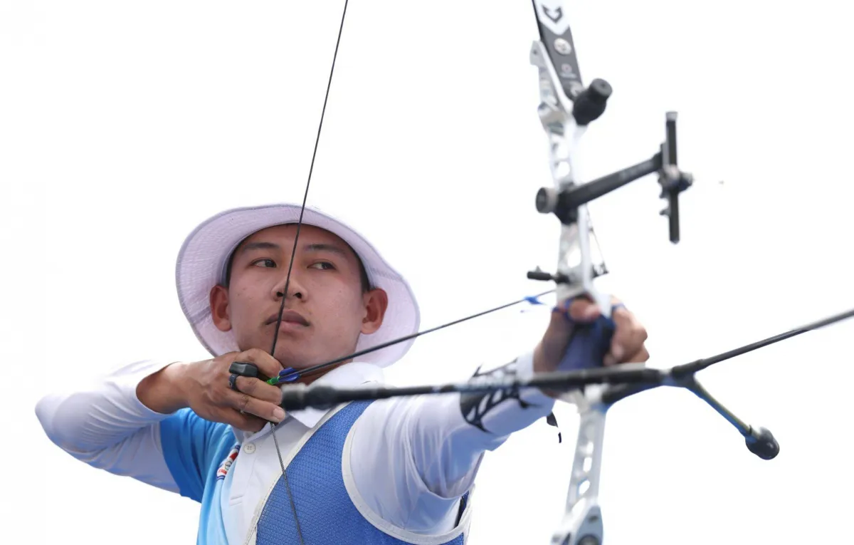 Bắn cung Việt Nam bị loại ở nội dung đôi nam nữ tại Olympic Paris 2024