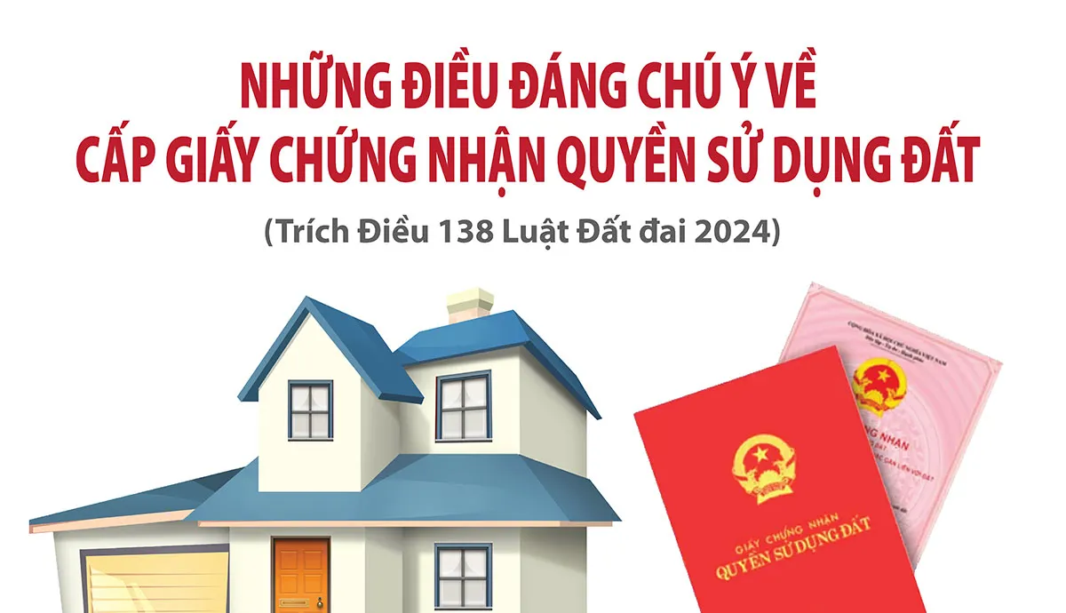 Những điều đáng chú ý về cấp giấy chứng nhận quyền sử dụng đất