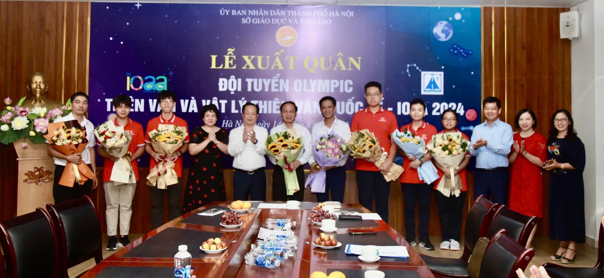 Hà Nội: đội tuyển Olympic thiên văn, vật lý thiên văn quốc tế 2024 xuất quân