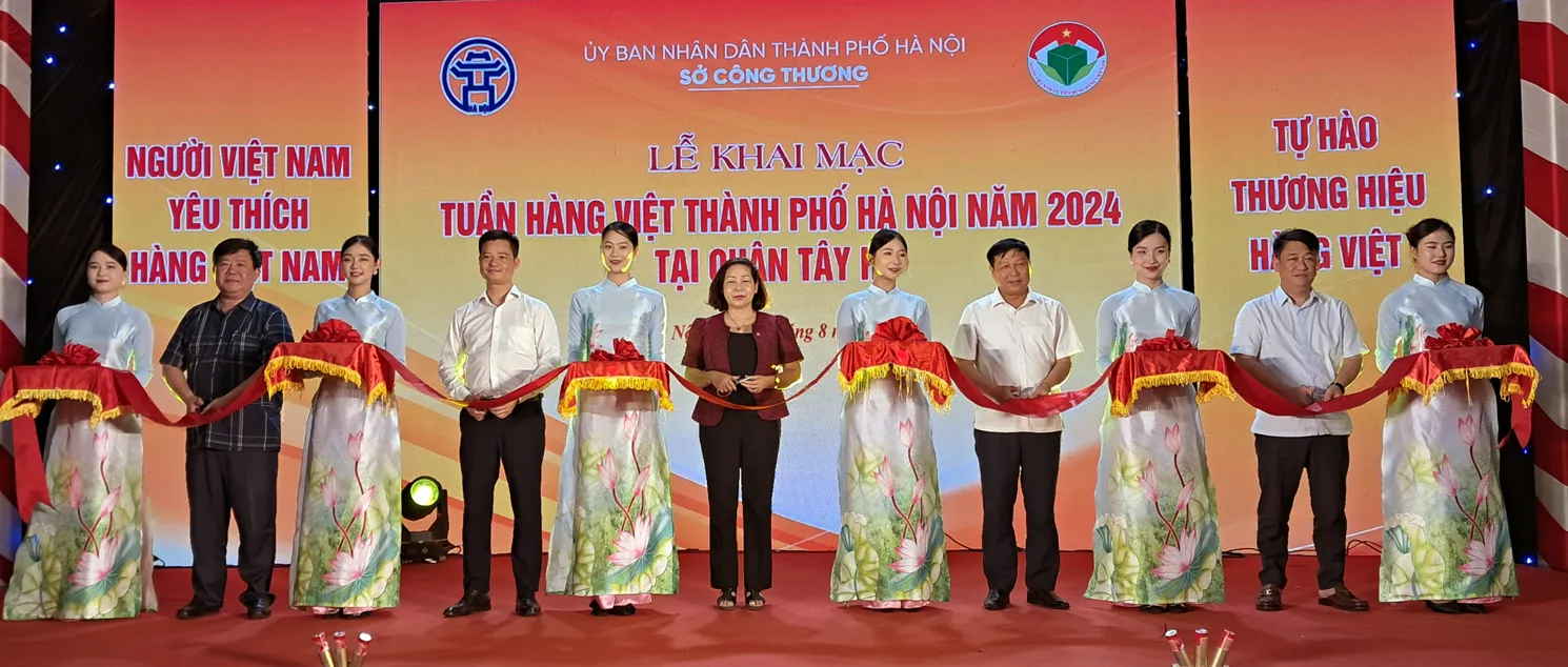 Khai mạc Tuần hàng Việt thành phố Hà Nội năm 2024