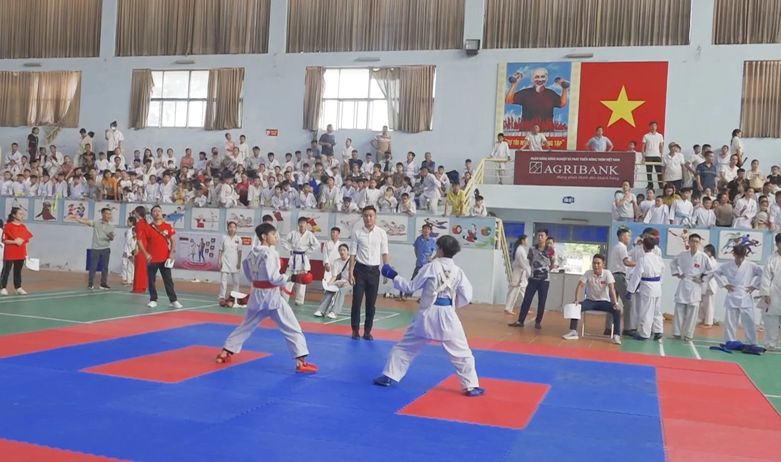 Hơn 300 VĐV tranh tài Giải vô địch cúp các CLB karate Ba Vì năm 2024