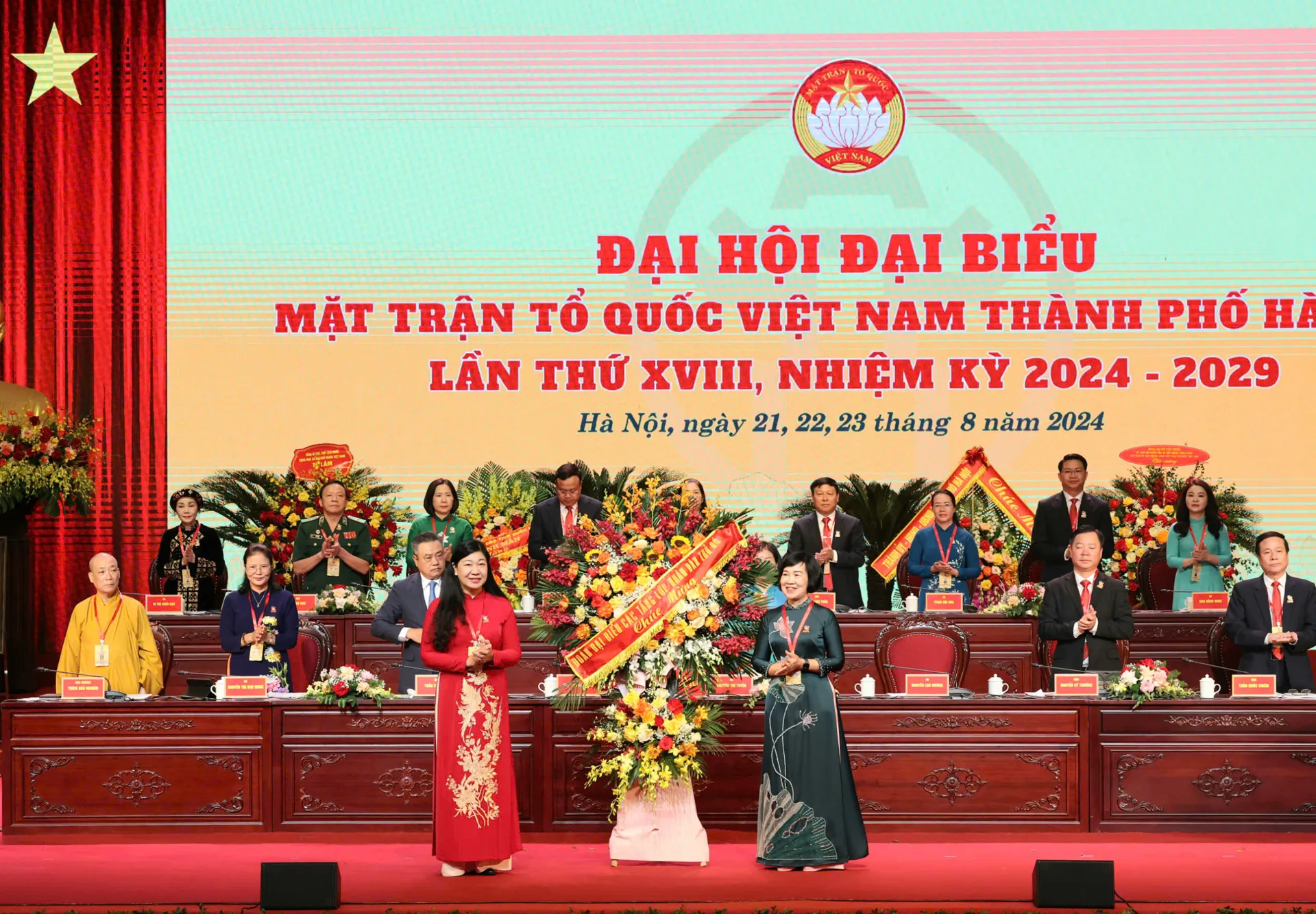 Khai mạc trọng thể Đại hội đại biểu MTTQ Việt Nam Thành phố Hà Nội lần thứ XVIII