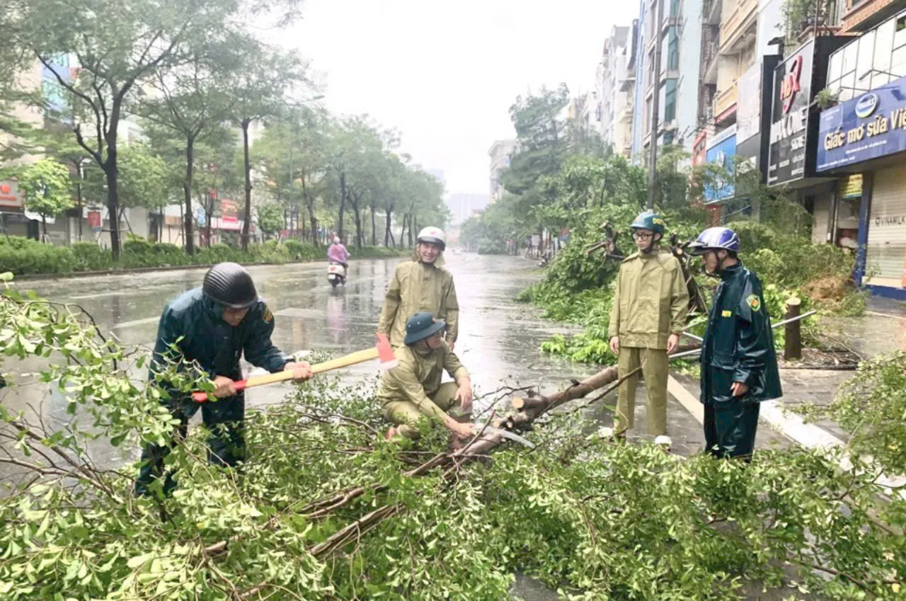 Huyện Mỹ Đức: vận hành 19 trạm bơm để tiêu úng