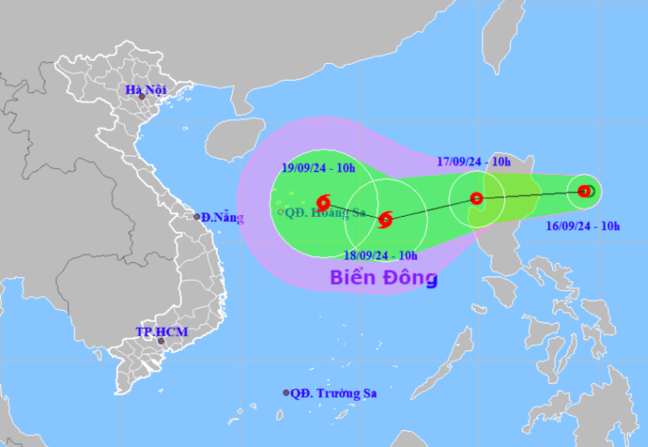 Áp thấp nhiệt đới sắp vào Biển Đông có khả năng mạnh lên thành bão