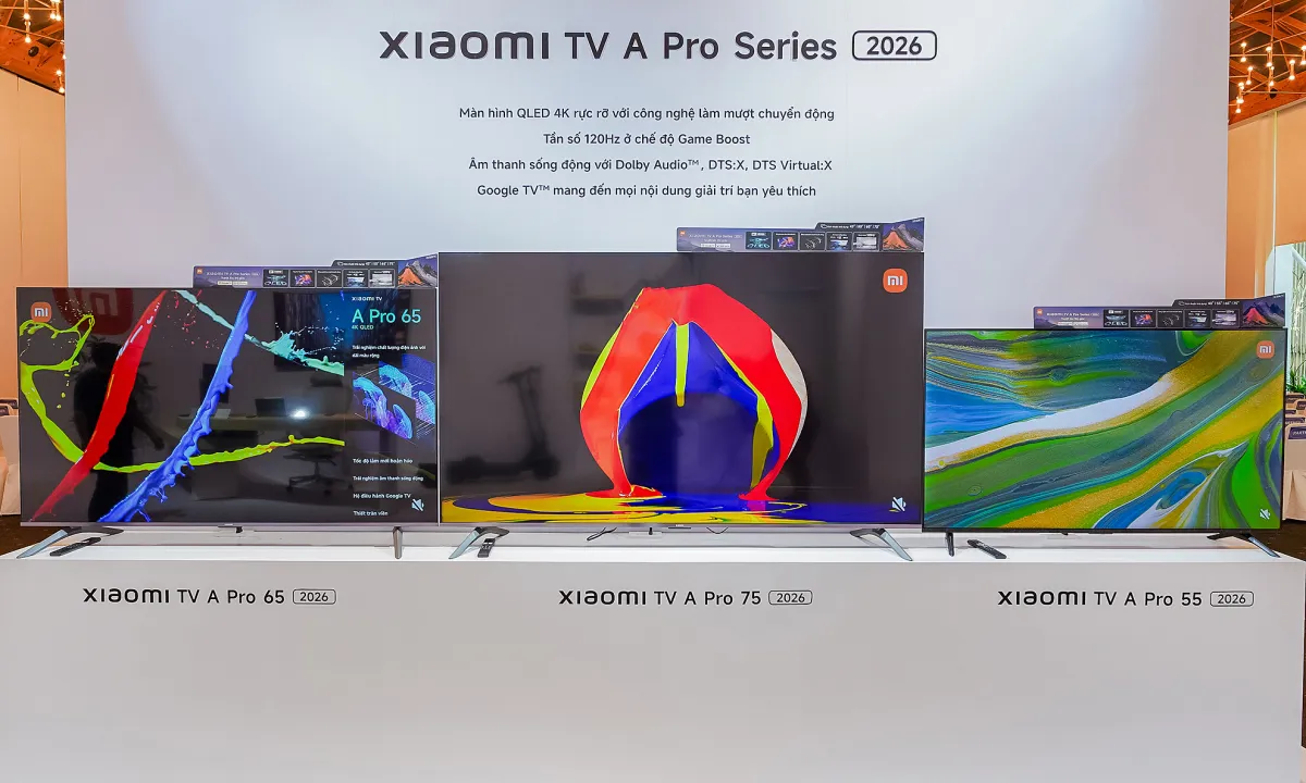 Xiaomi ra TV A Pro 2026 giá từ 3,9 triệu đồng