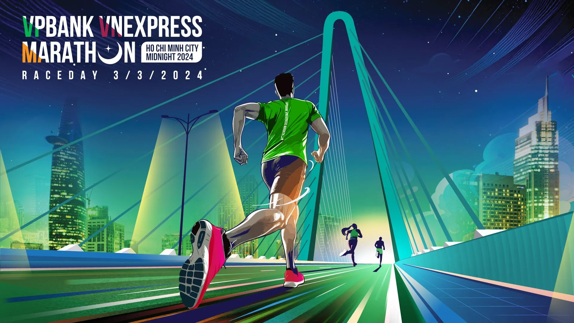 Vnexpress Marathon Ho Chi Minh City Midnight 2024 trở lại với sự đồng hành của VPBank