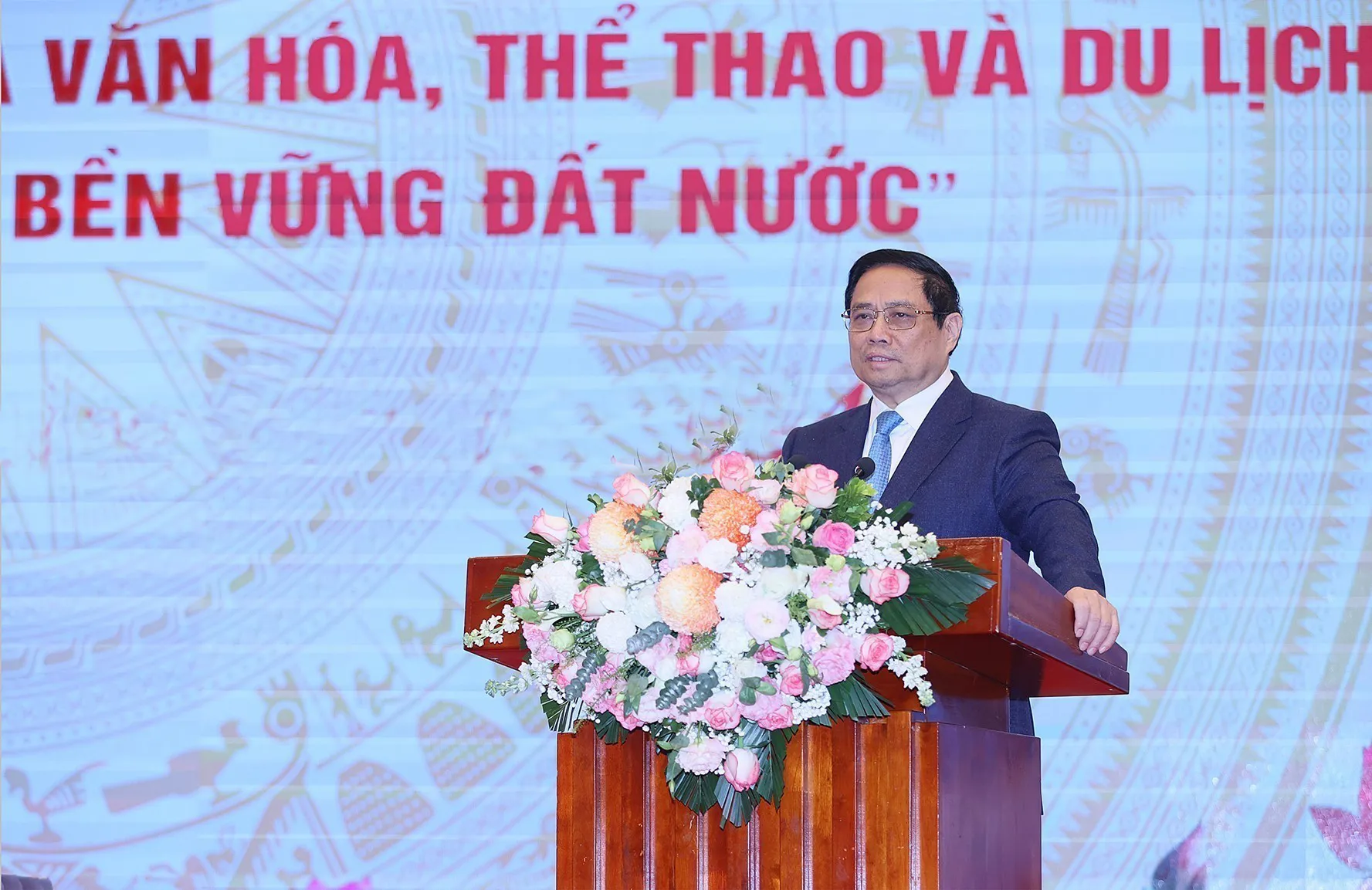 Thủ tướng Phạm Minh Chính phát biểu chỉ đạo hội nghị. Ảnh: TTXVN
