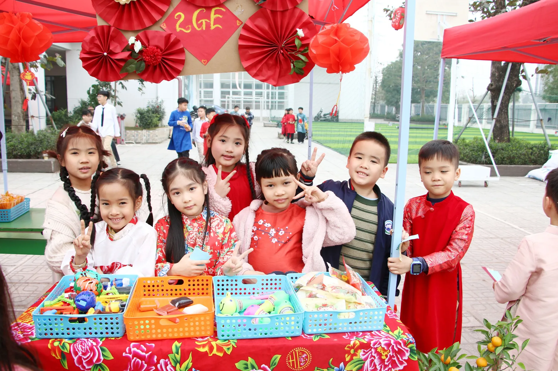 Không khí Tết rộn ràng tại các trường học Hà Nội