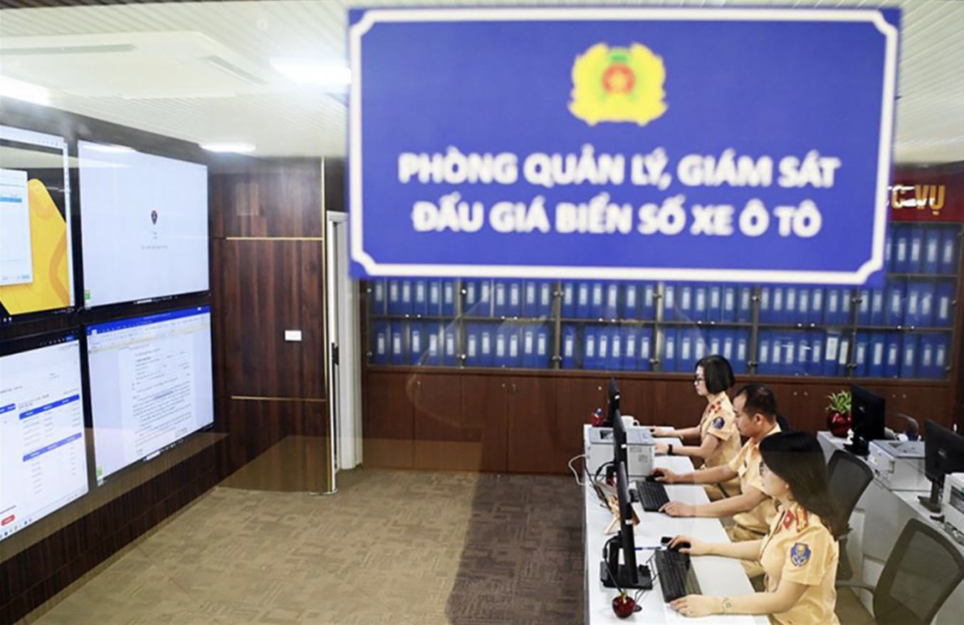 Đấu giá thêm 188.399 biển số xe ô tô, niêm yết từ ngày 11/3