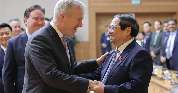 Thủ tướng tiếp đoàn doanh nghiệp Hội đồng Kinh doanh Hoa Kỳ-ASEAN