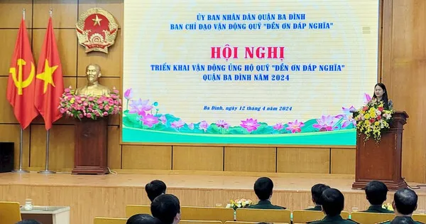 Quận Ba Đình: vận động hơn 2,06 tỷ đồng Quỹ đền ơn đáp nghĩa