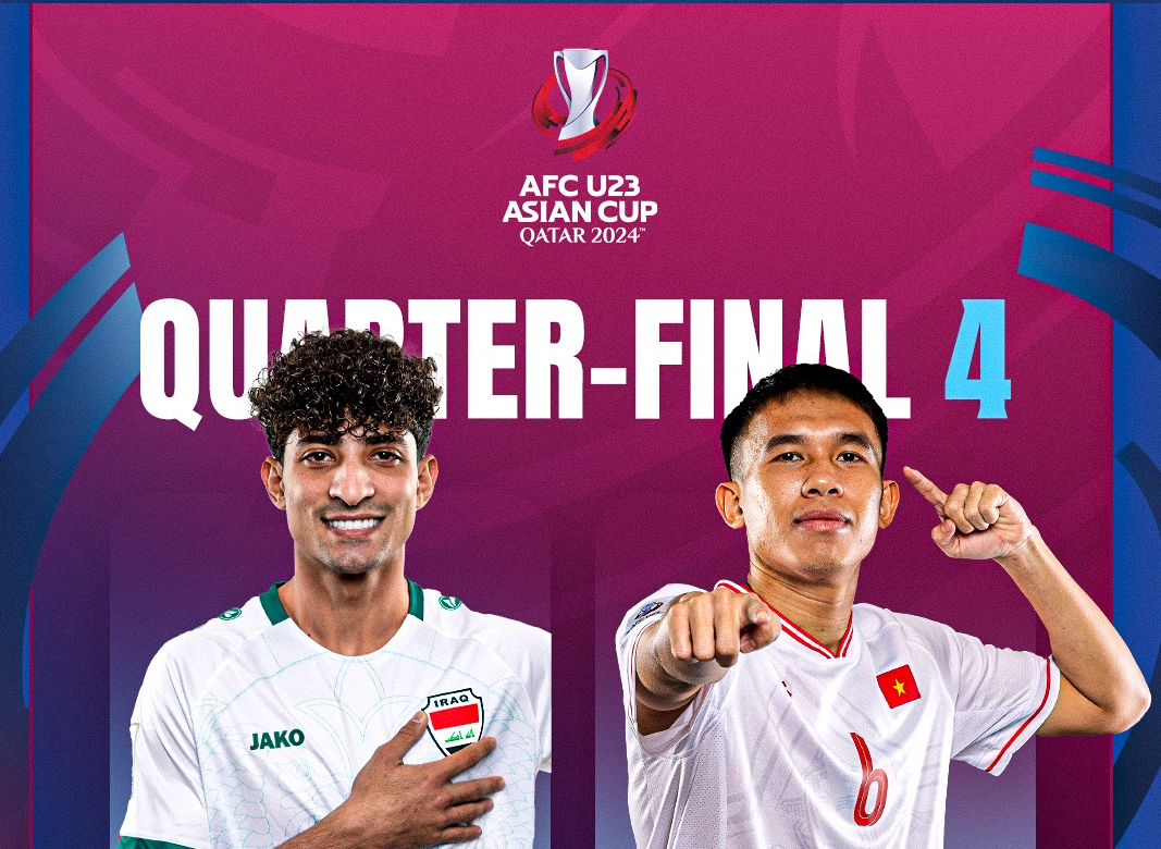 Trực tiếp bóng đá U23 Iraq vs U23 Việt Nam hôm nay 27/4