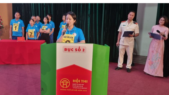 Những phút "căng não" tại Hội thi tổ liên gia an toàn PCCC cấp thành phố