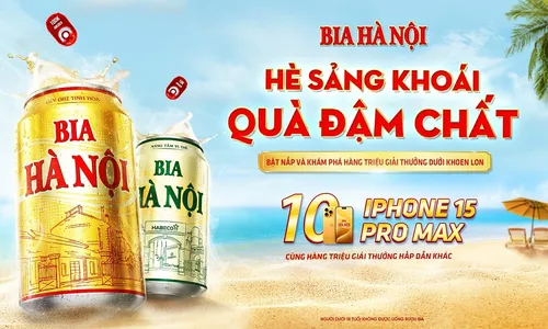 Trúng ngay Iphone 15 promax cùng Bia Hà Nội