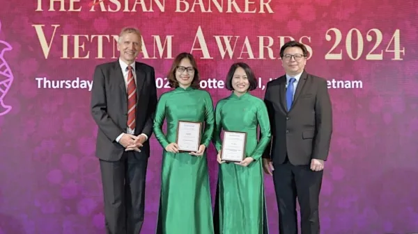 Vietcombank vinh dự nhận được 2 giải thưởng lớn của The Asian Banker