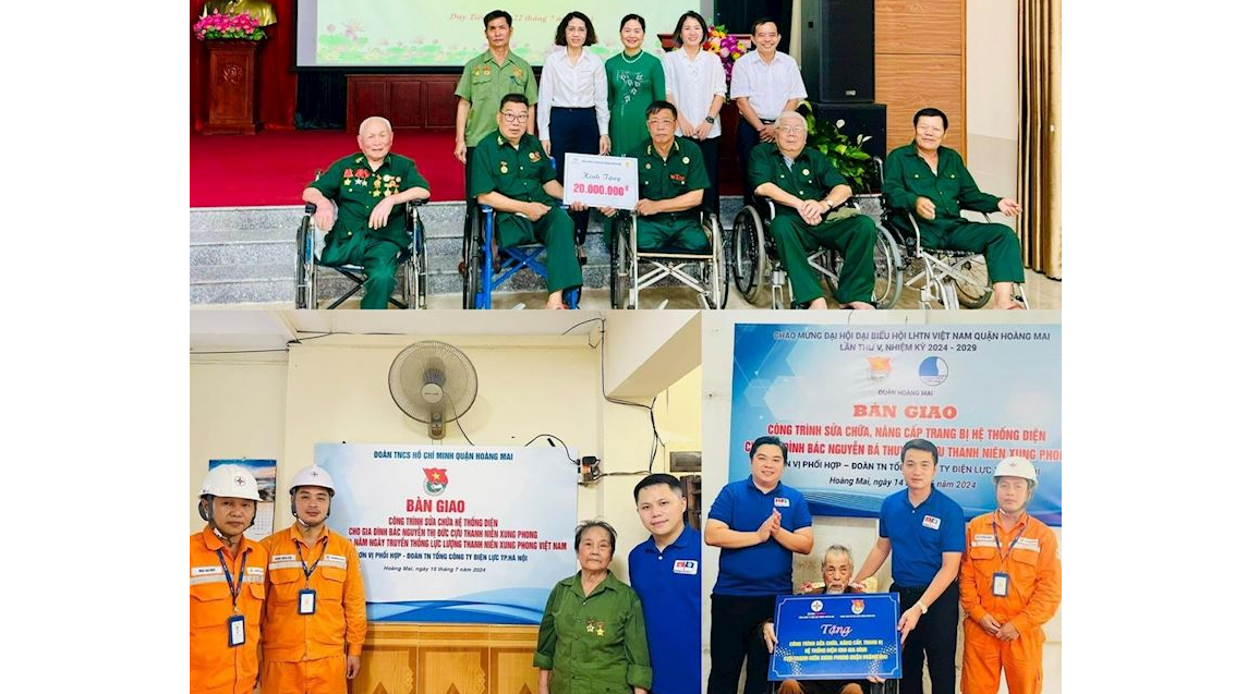 EVNHANOI triển khai nhiều hoạt động đền ơn đáp nghĩa thiết thực