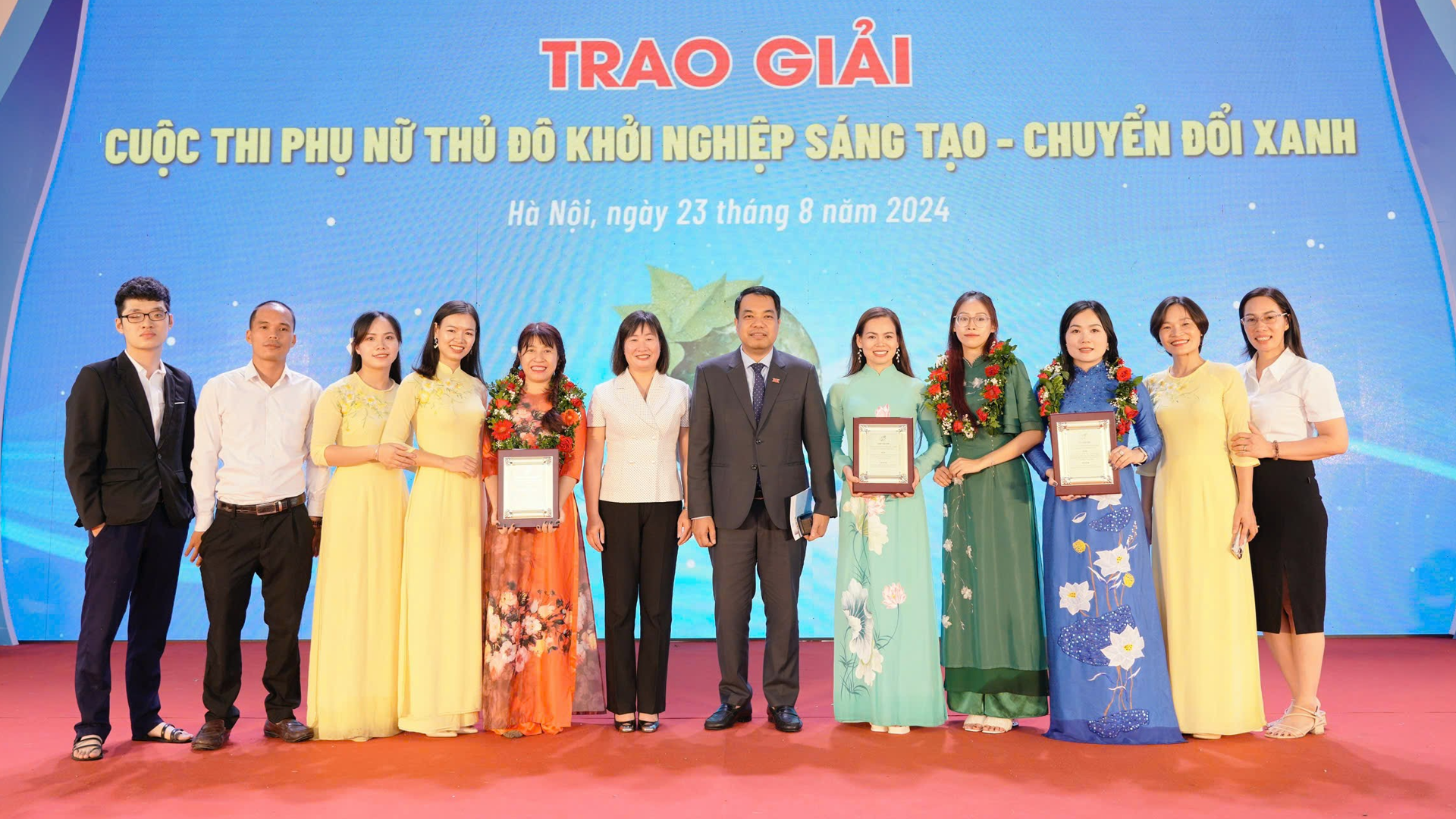 Trao giải cuộc thi "Phụ nữ Thủ đô khởi nghiệp sáng tạo-chuyển đổi xanh" năm 2024