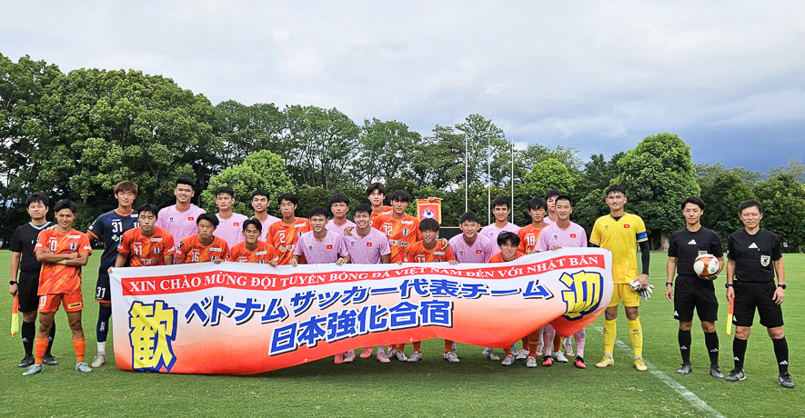 U20 Việt Nam có chiến thắng đậm tại Nhật Bản