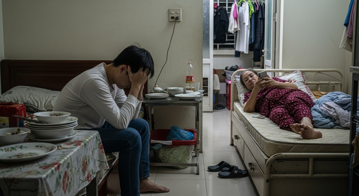 Quá giận, tôi lỡ đánh và ném đồ vào mẹ